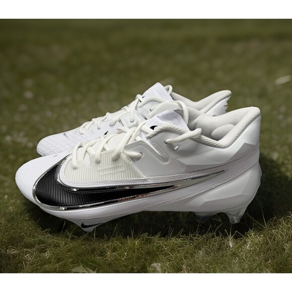 Nike Men Vapor Edge Elite 360 2 White Black Cleats FJ6125-100 Size 10.5 Wide NEW main image 11